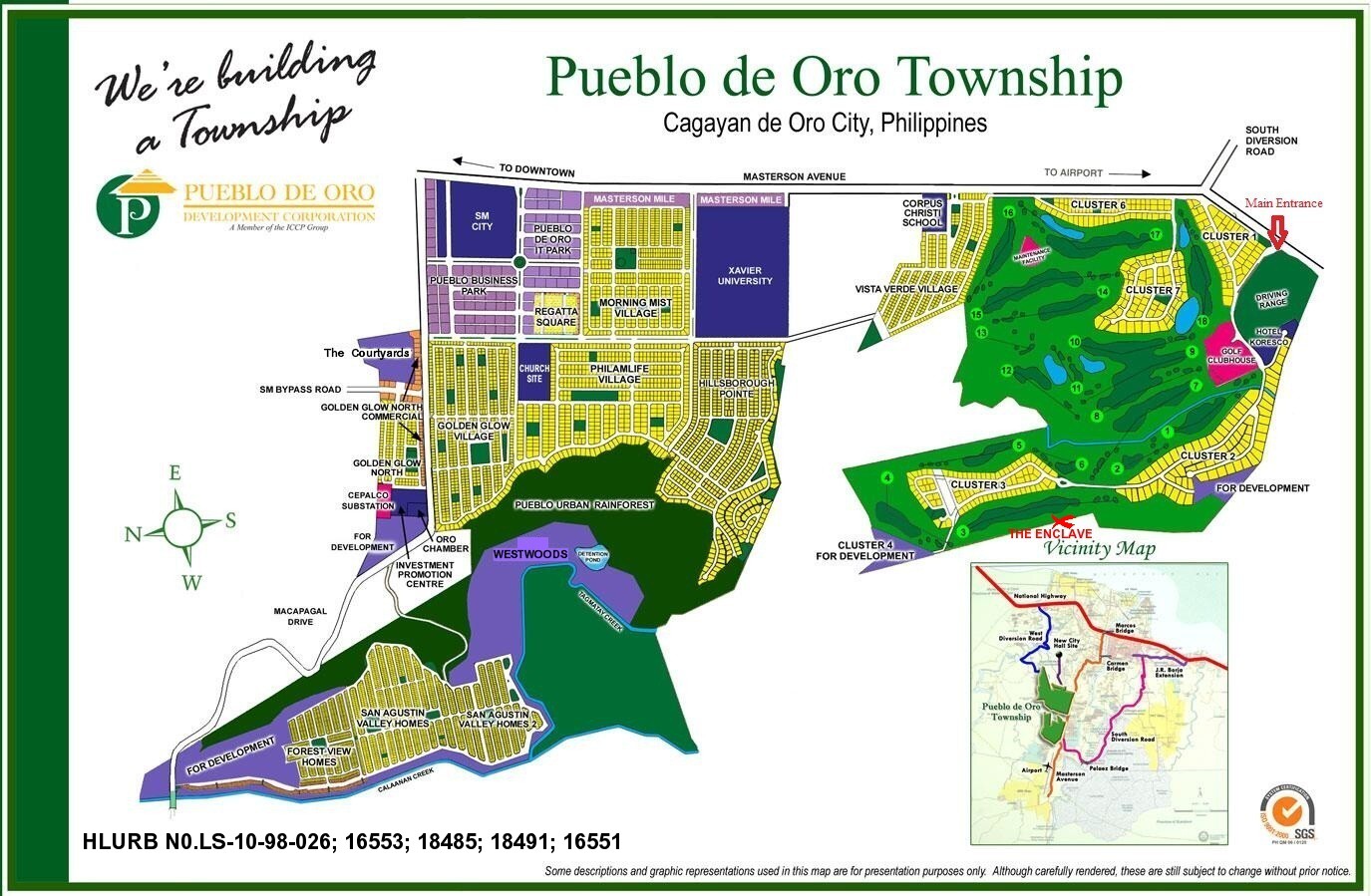 Philippine Real Estate ARCE Real Estate pueblo de oro golf estate